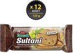 Eti Burçak Sultani Üzümlü 123 Gr 12'Li Paket Bisküvi