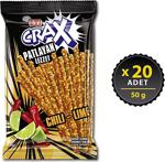 Eti Crax Patlayan Lezzet Chili-Lime Çubuk Kraker 20 X 50 G