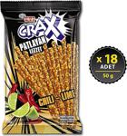 Eti Crax Patlayan Lezzet Chili-Lime Çubuk Kraker 50 G X 18 Adet