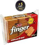 Eti Finger Bisküvi 6'Lı 900 G X 5 Adet - 900 Gr