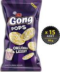 Eti Gong Pops Sade 80 Gr 15'Li Paket Mısır Ve Pirinç Patlağı