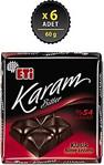 Eti Karam %54 Kakaolu 60 Gr 6'Lı Paket Bitter Çikolata