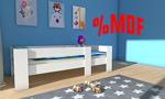 Etmermo Mdf Montessori Karyola Beyaz Eymo 2 Mdf - 90X190 Yatak Uyumlu