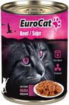 Eurocat Biftekli 415 gr Yetişkin Kedi Konservesi