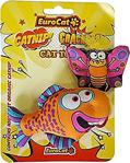 Eurocat Kedi Oyuncağı Kelebekli Turuncu Balık 21 Cm