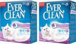 Ever Clean Lavender / Lavanta Kokulu Topaklaşan 10 lt 2'li Paket Kedi Kumu