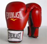 Everlast Moulded Foam Leather - Antrenman Eldiveni - 16 oz - Kırmızı