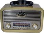 Everton 301 Ahşap/Kahve Usb-Tf Bluetooth 3 Band Klasik Radyo