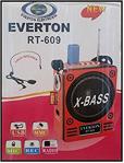 Everton VT- 3059 (RT-609) Mp3 Çalar Karaoke Ses Bombası (Fm, Usb, Sd Kart, Fener)