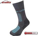 Evolite Core Thermolite Kışlık Çorap Siyah-Mavi - 35-38