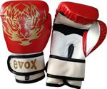 Evox Çocuk Boks Kickboks Muay Thai Eldiveni 4 6 8 Oz Kırmızı - 6 oz