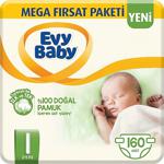 Evy Baby 1 Numara Yenidoğan 40'Lı 4 Paket Bebek Bezi