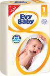 Evy Baby 1 Numara Yenidoğan 44 Adet Jumbo Paket Bebek Bezi