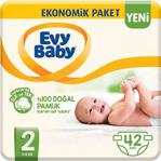 Evy Baby 2 Numara Mini 42'li Ekonomik Paket Bebek Bezi