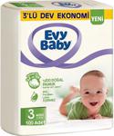 Evy Baby 3 Numara Midi 100'lü Bebek Bezi