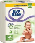 Evy Baby 4+ Numara Maxi Plus 26'lı Ekonomik Paket Bebek Bezi