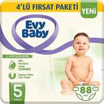 Evy Baby 5 Beden Junior 88'Li Fırsat Paketi Bebek Bezi