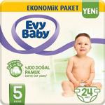 Evy Baby 5 Numara Junior 24'lü Ekonomik Paket Bebek Bezi