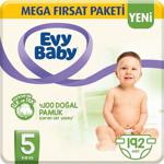 Evy Baby 5 Numara Junior 48'li 4 Paket Bebek Bezi