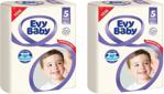 Evy Baby 5 Numara Junior 72'li 2 Paket Bebek Bezi