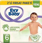 Evy Baby Bebek Bezi 6 Beden Xl 15+ Kg 40 Adet