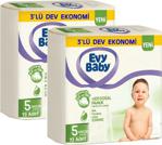 Evy Baby Bebek Bezi Junior 5 Beden 72x2 144 Adet (11-18 Kg)