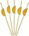 Excellent Houseware Kpm Fruit 16'Lı Kağıt Pipet