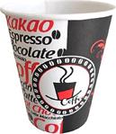 Excodi Cup - 7 Oz Karton Bardak - 180 Ml - 300 Adet Kaliteli Otomat Bardağı , Sızdırmaz , El Yakmaz ( Kırmızı )