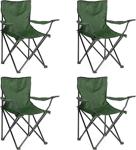 Extreme Outdoor Katlanır Çantalı Kamp Sandalyesi ( Rejisör Koltuk ) 4 Lü Set Yeşil