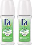 Fa Freshly Free Lime & Coconut 50 Ml 2 Adet Roll-On