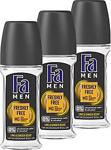 Fa Men Freshly Free Lime & Ginger 50 Ml 3 Adet Roll-on