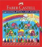 Faber Castel Pastel Boya 24 Renk Karton Kutu