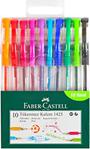 Faber Castell 10 Renk İğne Uçlu Tükenmez Kalem 1425 Set