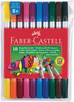 Faber-Castell 10'lu Çift Uçlu Keçeli Kalem Boya