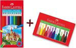 Faber Castell 12 Li Tam Boy Kuru Boya Ve 12 Li Pastel Boya