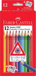 Faber-Castell 12 Renk Jumbo Grip Boya Kalemi