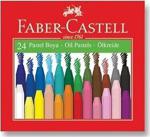 Faber Castell 24 Renk Karton Kutu Pastel Boya Alıcı Öder