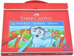 Faber-Castell 24 Renk Plastik Çantalı Pastel Boya