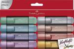 Faber-Castell 46 Metalik 8 Renk Fosforlu Kalem