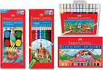 Faber Castell 4'Lü Boya Seti (12'Li̇ Kuru-Sulu-Pastel-Keçeli̇ Boya) B.S