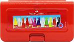 Faber-Castell Altıgen 12 Renk Plastik Kutulu Pastel Boya