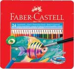 Faber-Castell Aquarel Suluboya Kalemi 24 Renk Metal Kutu