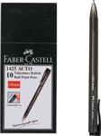 FABER CASTELL AUTO(1425) TUKENMEZ KALEM SIYAH 10LU