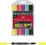 Faber Castell Çift Taraflı Neon Keçeli Kalem 10 Renk