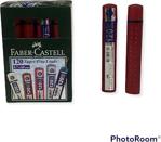 Faber Castell Faber Castel Uç - 120 Lik - 0,7 - 2B - 60Mm - Kırmızı - 12 Li Kutu