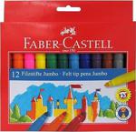 Faber-Castell Jumbo 12 Renk Keçeli Kalem