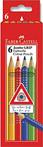 Faber-Castell Jumbo Grip Boya Kalemi 6 Renk