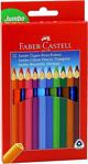 Faber-Castell Jumbo Üçgen 12 Renk Kuru Boya Kalemi