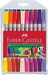 Faber-Castell Keçeli Boya Kalemi Çift Yönlü 20 Renk 15 11 19