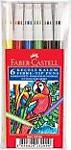 Faber-castell Keçeli Boya Kalemi Yıkanabilir 6 Renk